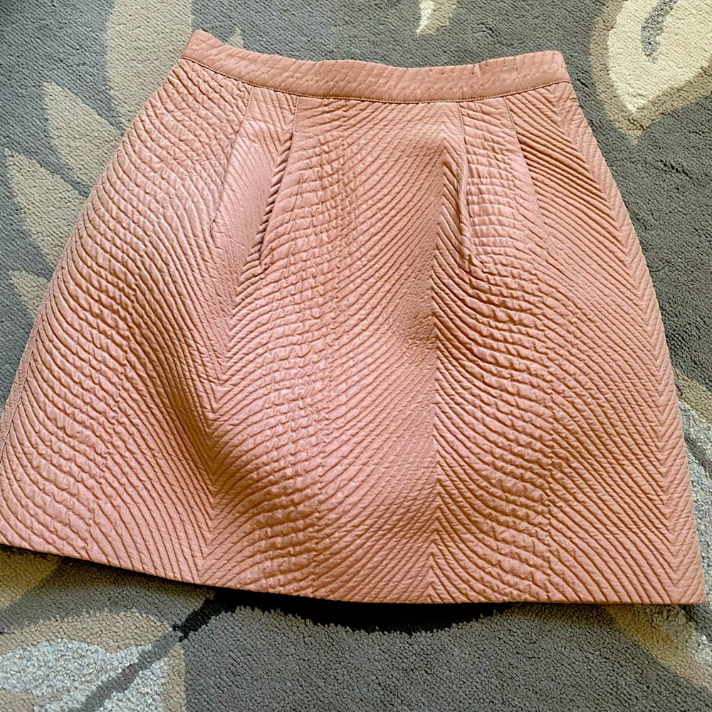 A line Skirt Rosegold/Blush pink H&M